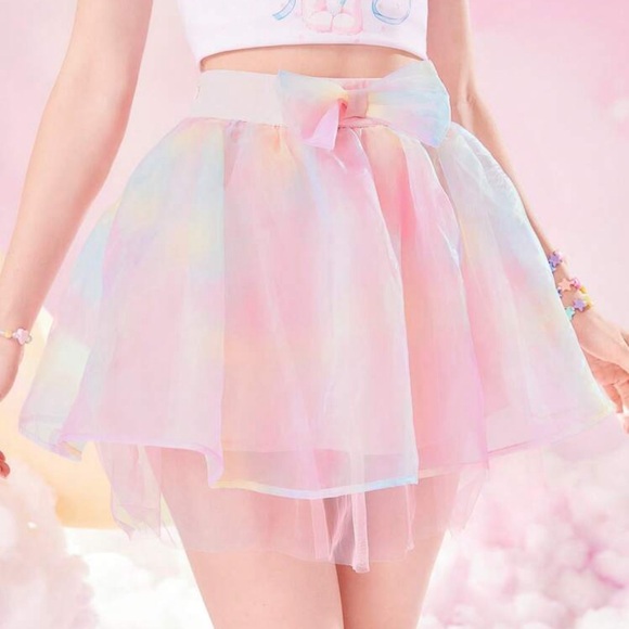 ROMWE for SHEIN Ballet Core Tutu Rainbow Color- Zip Side. Adult Small - Picture 10 of 11